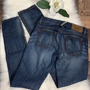 Armani Exchange women skinny stretchy Blue Jeans